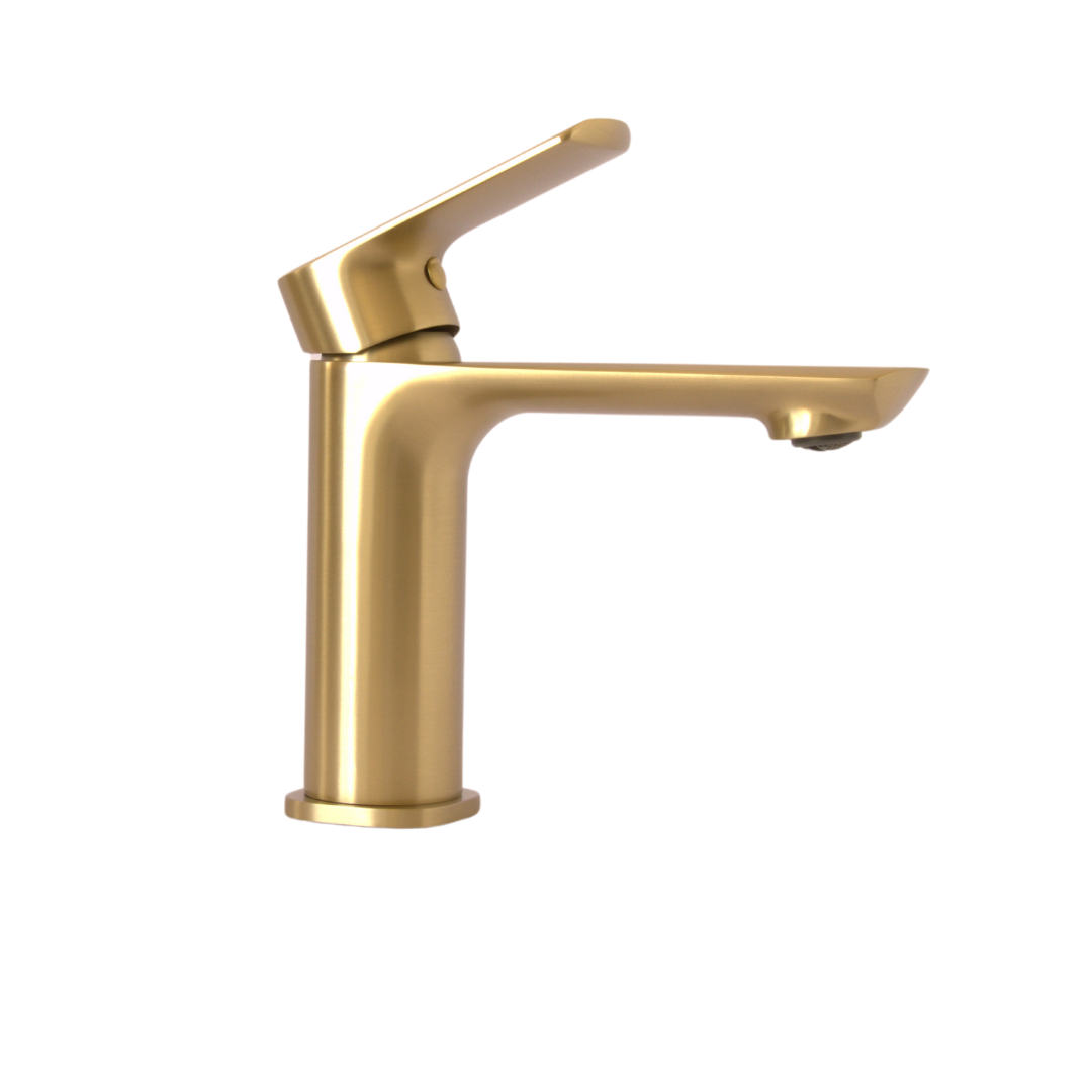 Bargara Basin Mixer - Brushed Brass
