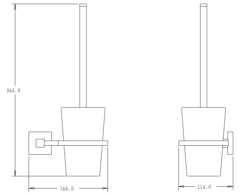 Airlie Toilet Brush Set