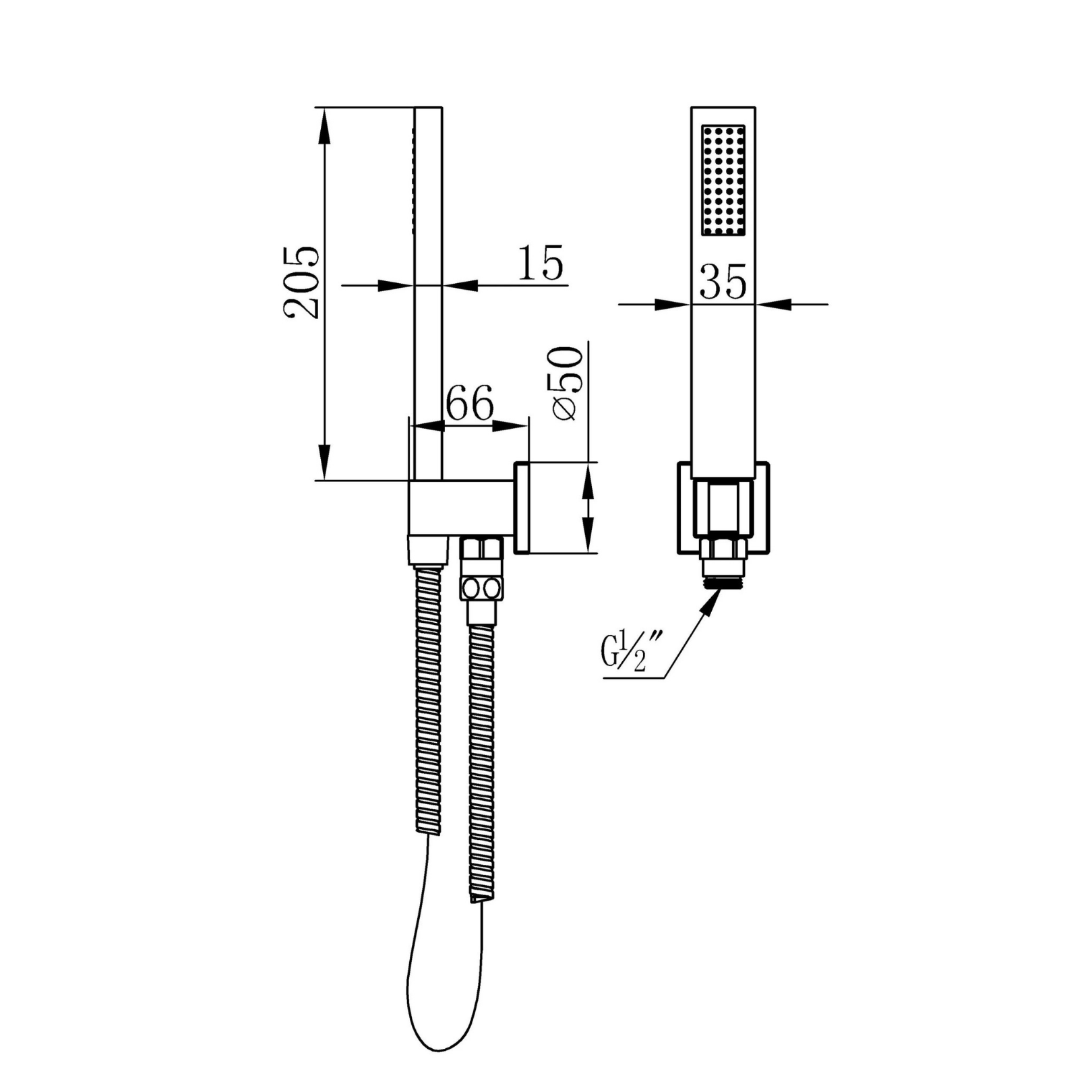 Airlie Hand Shower + Bracket