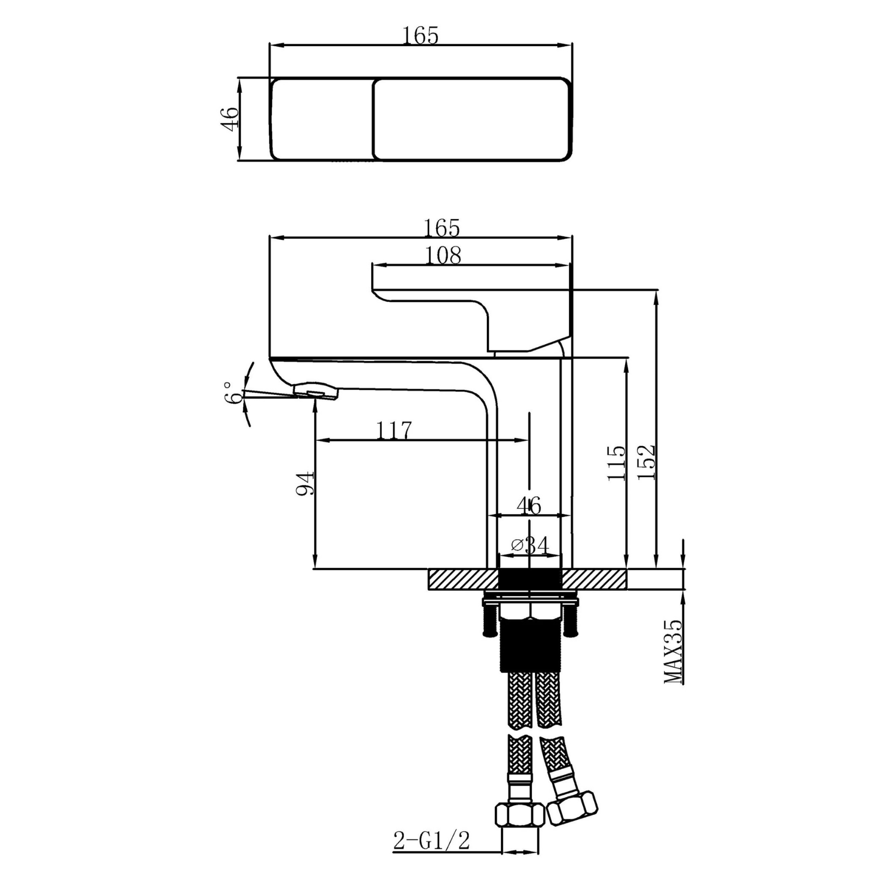Airlie Short Basin Mixer