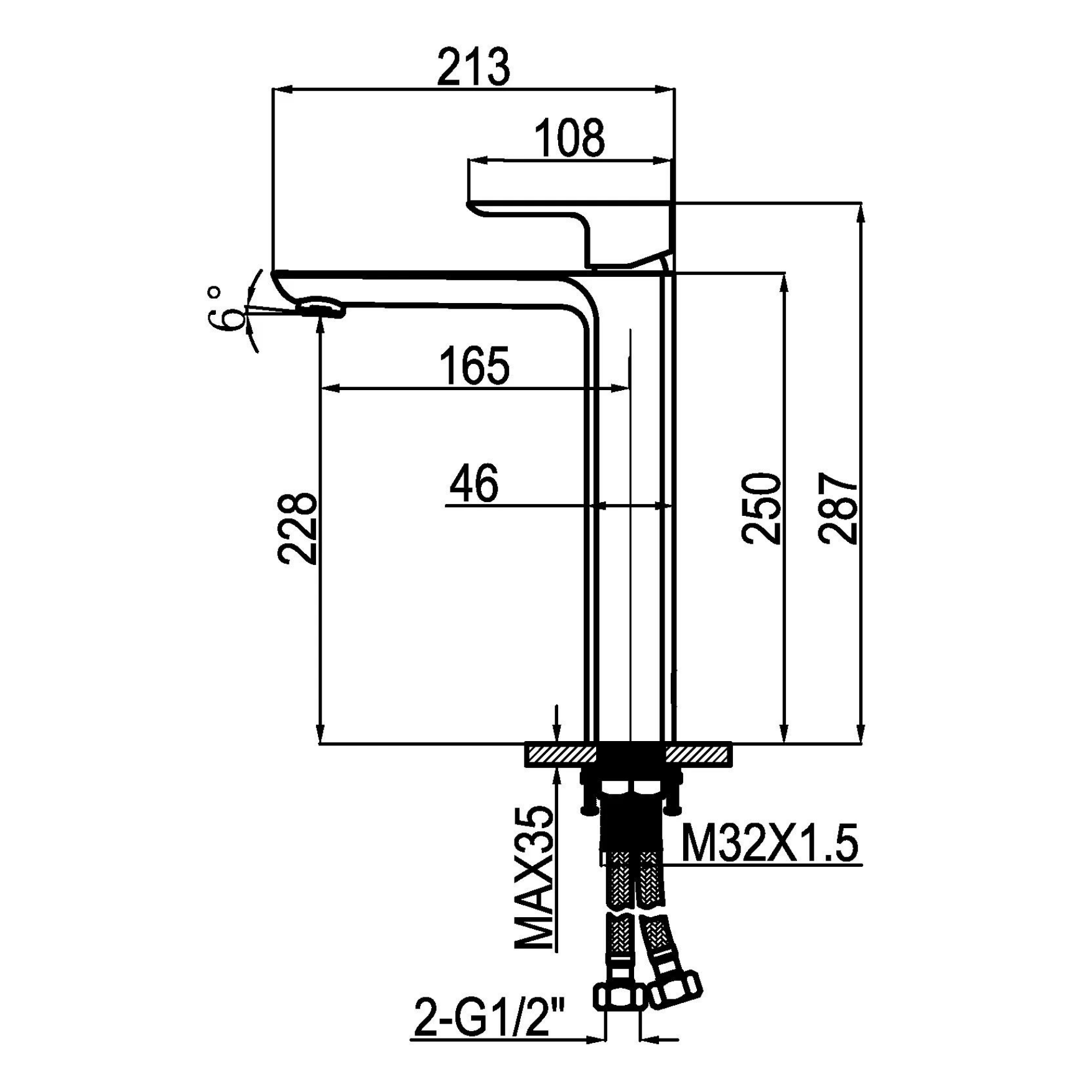 Airlie Tall Basin Mixer