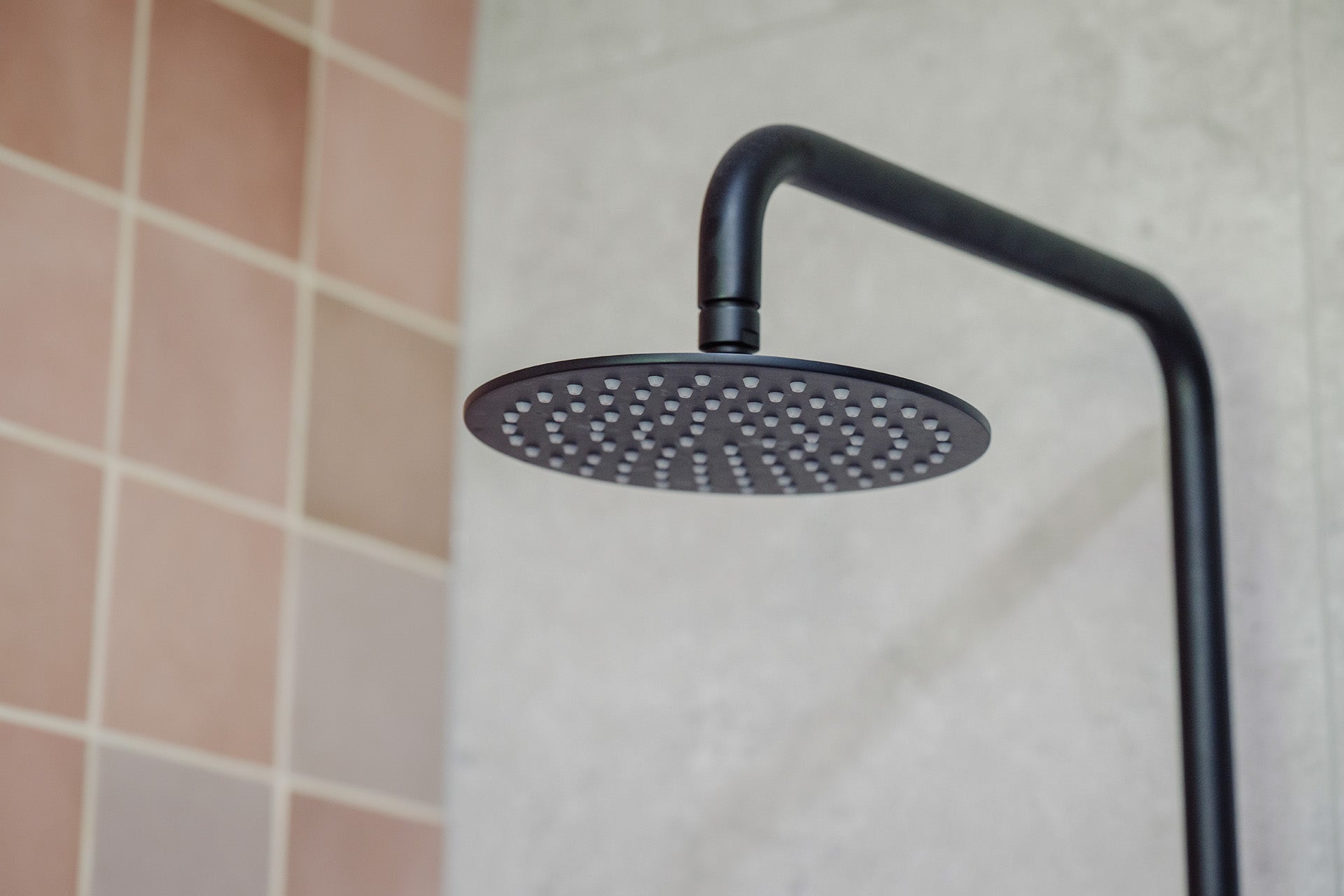 Bargara Shower Rail Set - Matte Black