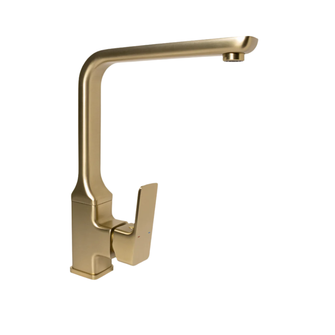 Perth Kitchen Mixer - Brushed Brass