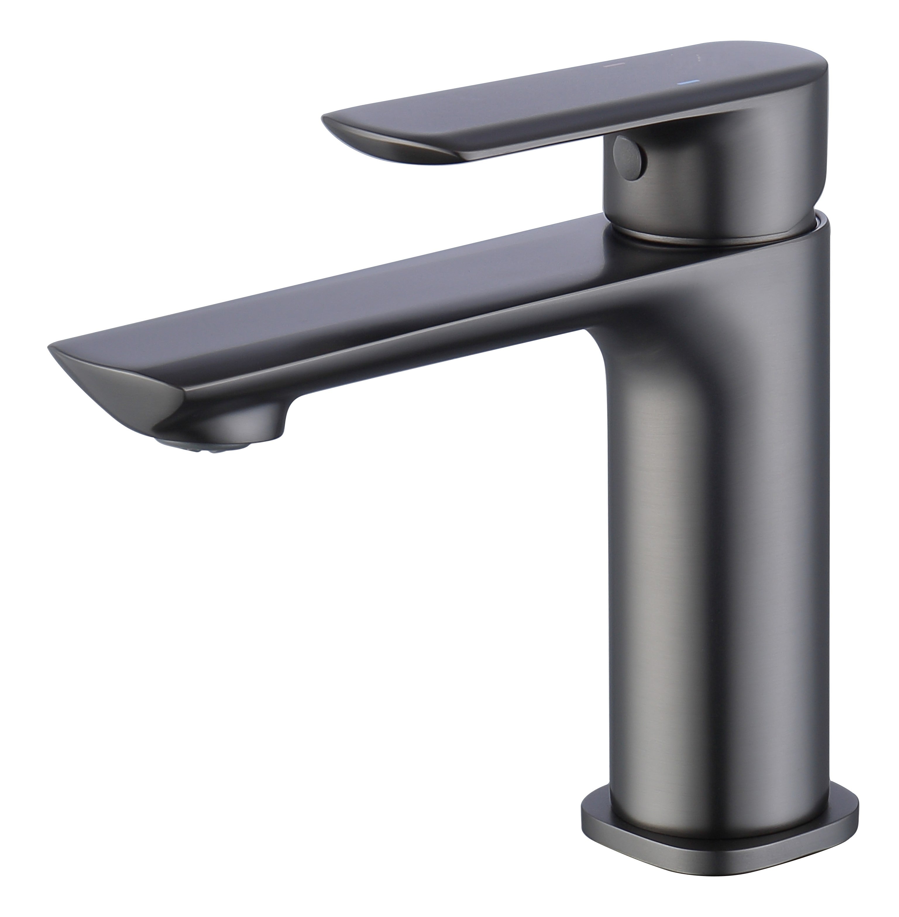 Bargara Tall Basin Mixer - Brushed Gunmetal