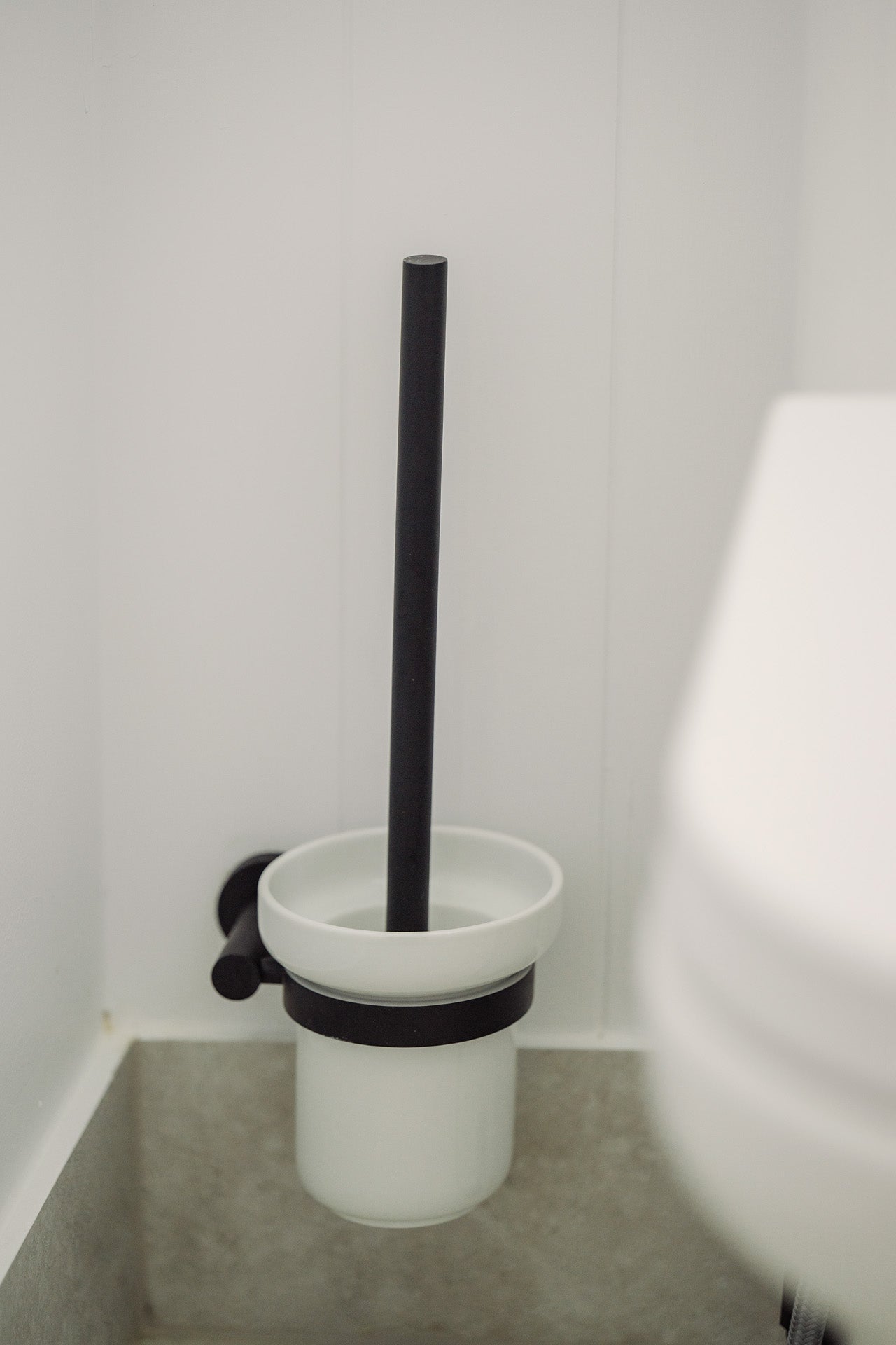 Bargara Toilet Brush Set - Matte Black