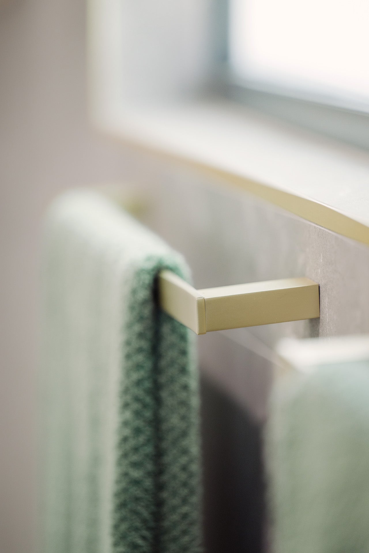 Byron Towel Rail - Brushed Brass