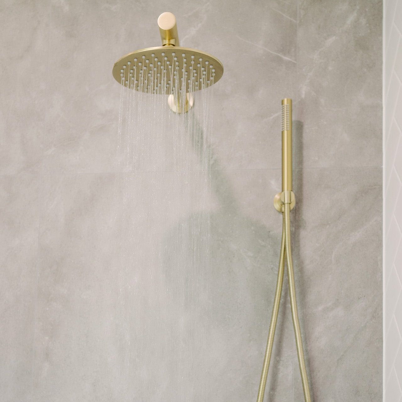 Bargara Hand Shower Set - Brushed Brass